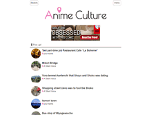 Tablet Screenshot of anime-culture.com